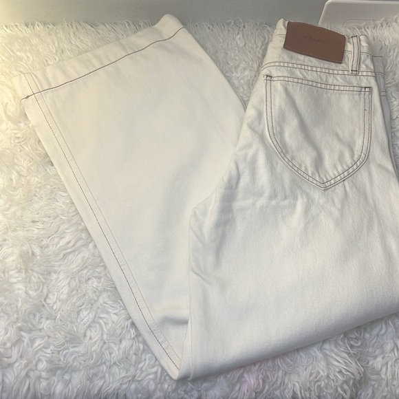 FRAME Le Italiene wide cropped jeans cotton size 25 - Picture 4 of 11